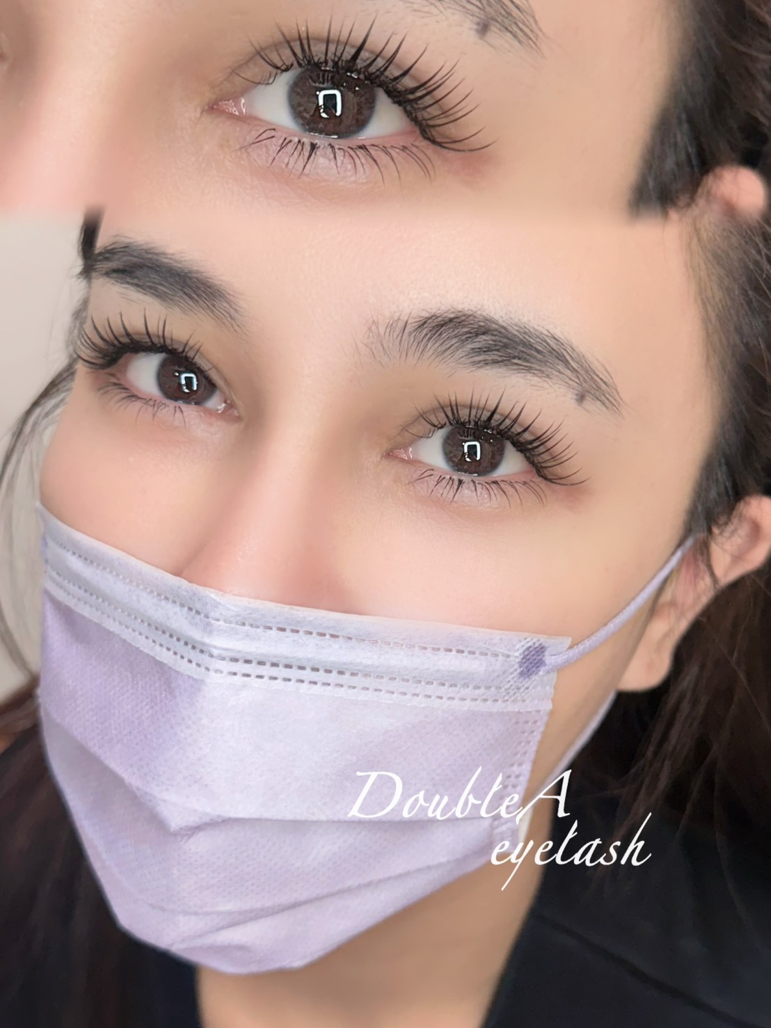 DoubleA eyelash banner