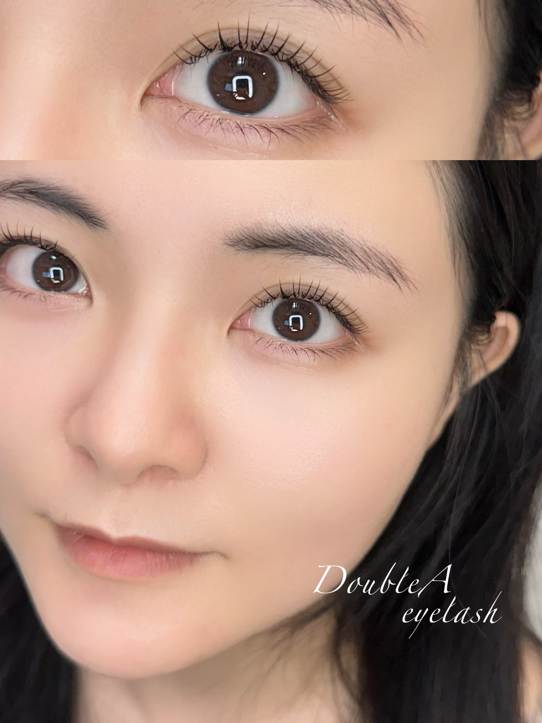 DoubleA eyelash banner